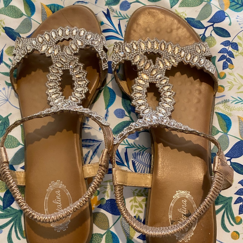 Rhinestone sandals
